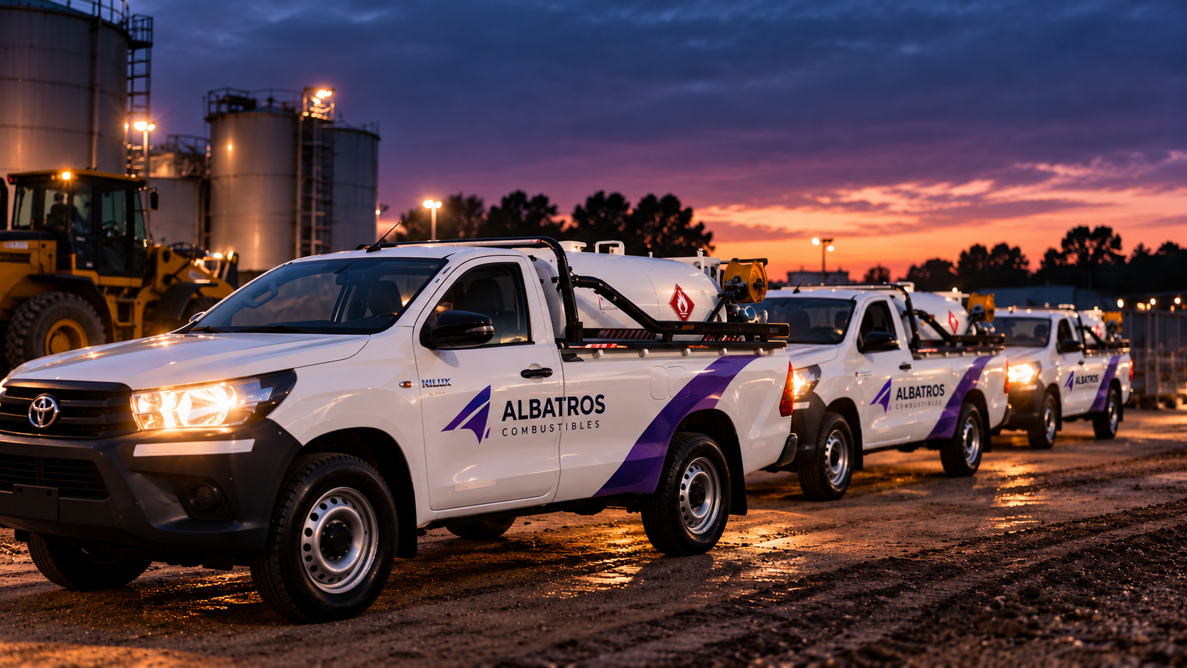 Flota de distribución de Albatros Combustibles